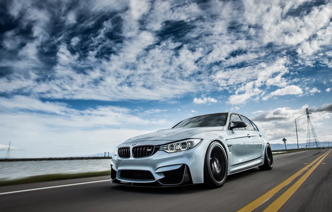 Фото обои BMW, Silver, F80, Sight