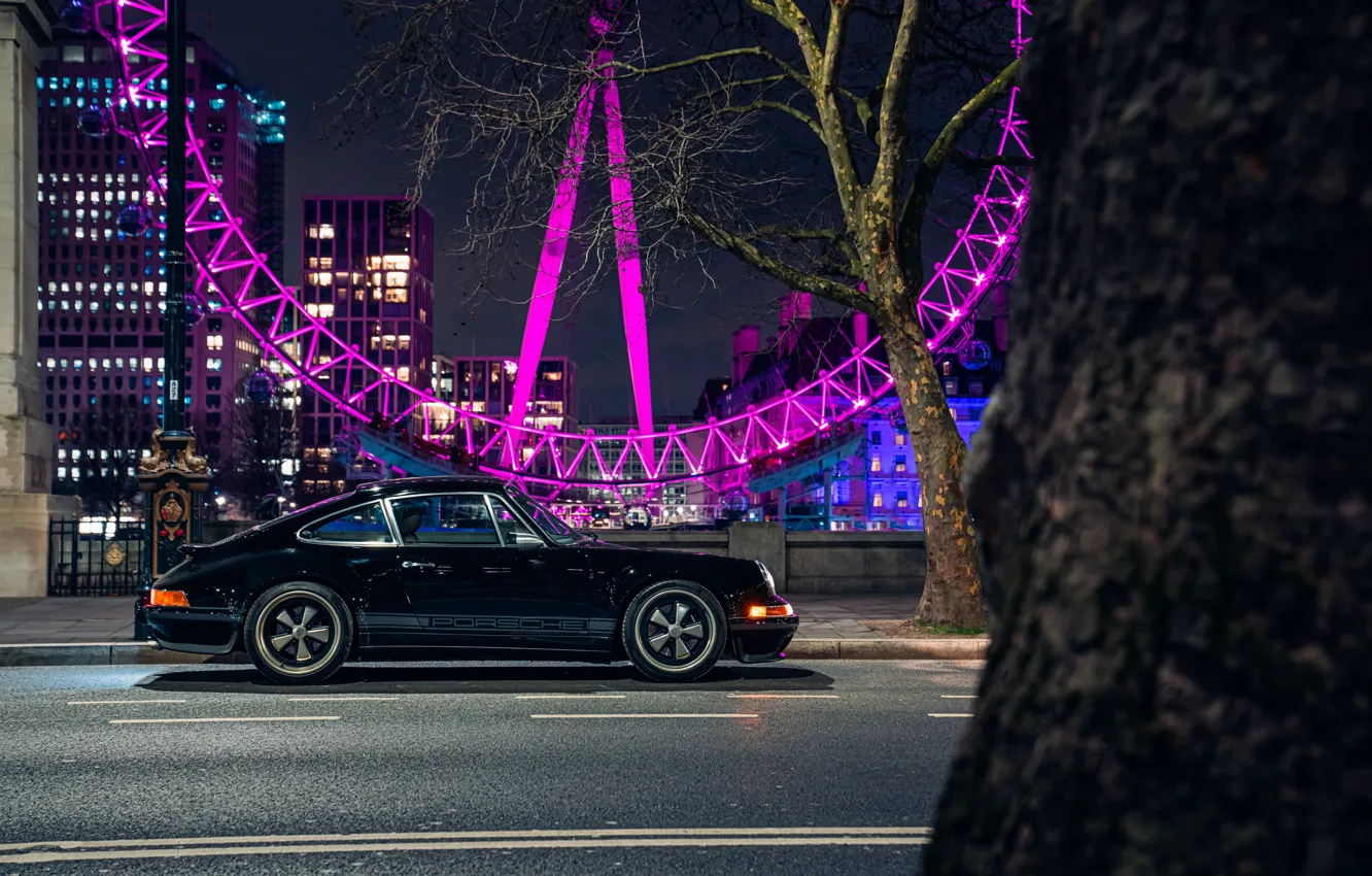 Фото обои car, 911, Porsche, 964, London Eye, side view, Theon Design Porsche 911