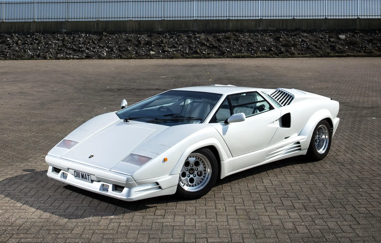 Фото обои машина, Lamborghini, Countach, ламборгини, коунтач, 1988, 25 Anniversary