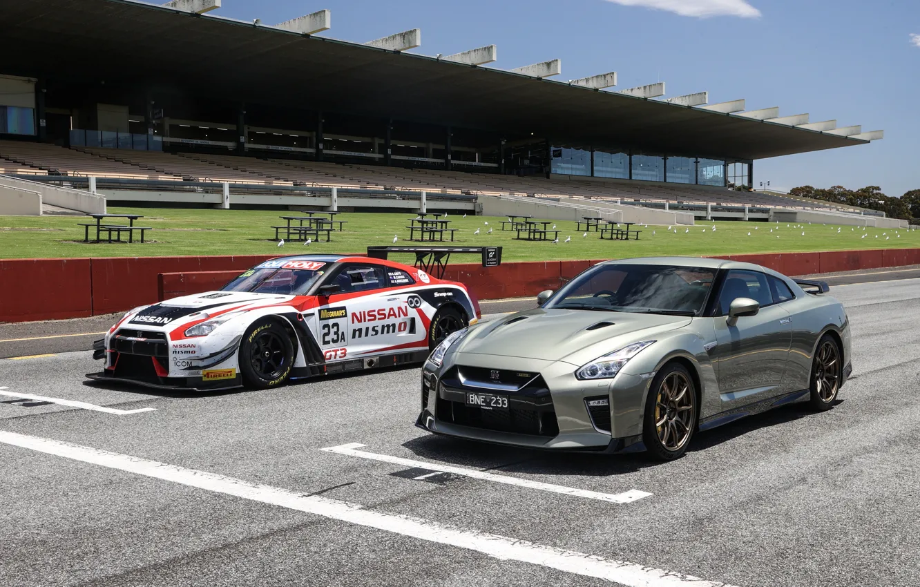 Фото обои Nissan, GT-R, cars, Nismo, racing track, Nissan GT-R T-spec, Nissan GT-R GT3