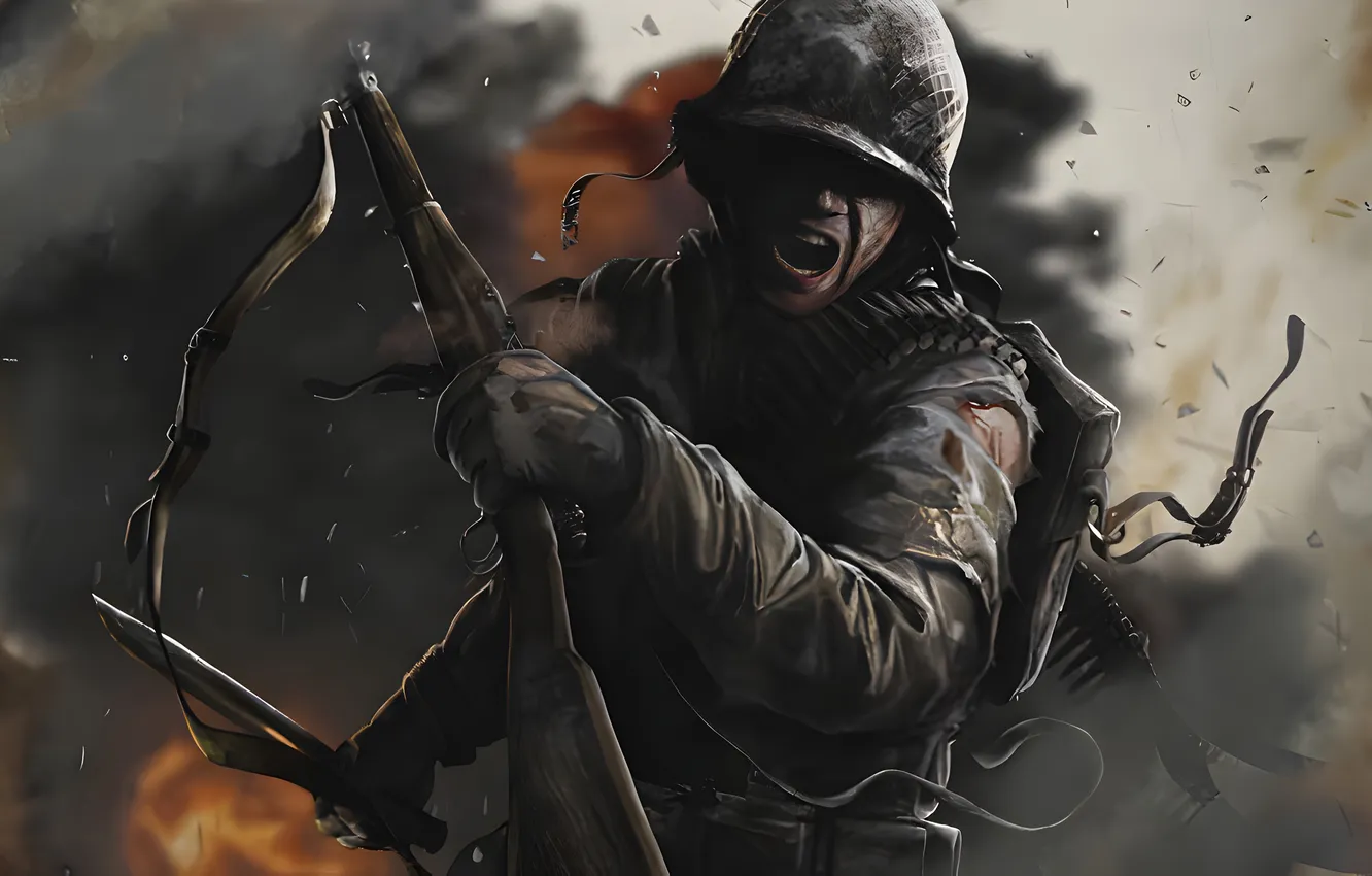 Фото обои fire, soldier, The Last Stand, Sabaton