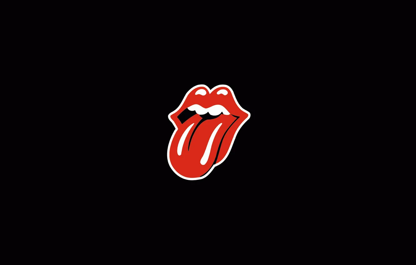 Фото обои Логотип, Rock, Rolling Stones