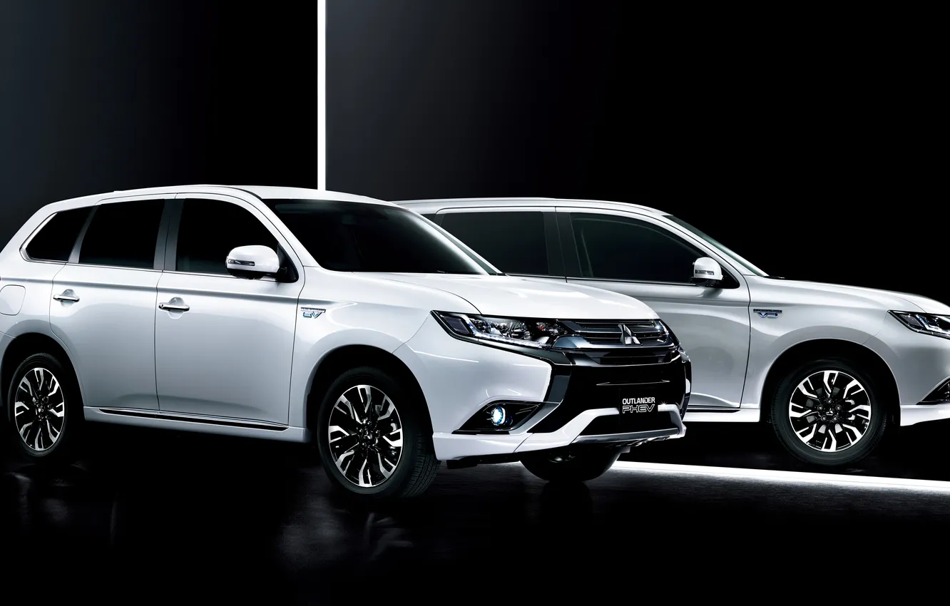 Фото обои Mitsubishi, мицубиси, JP-spec, Outlander, 2015, PHEV, аутлендер