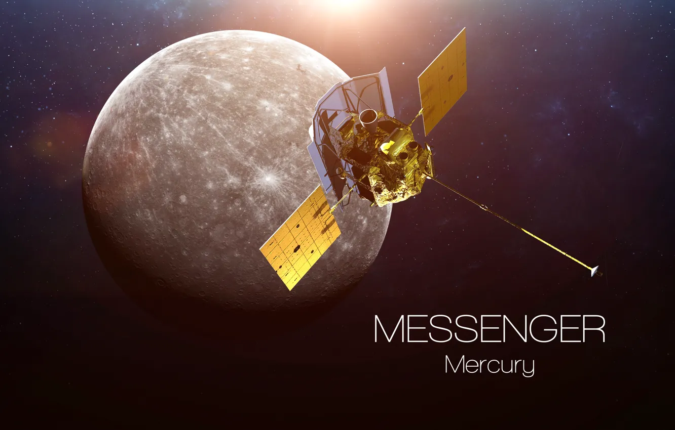 Фото обои satellite, mercury, messenger