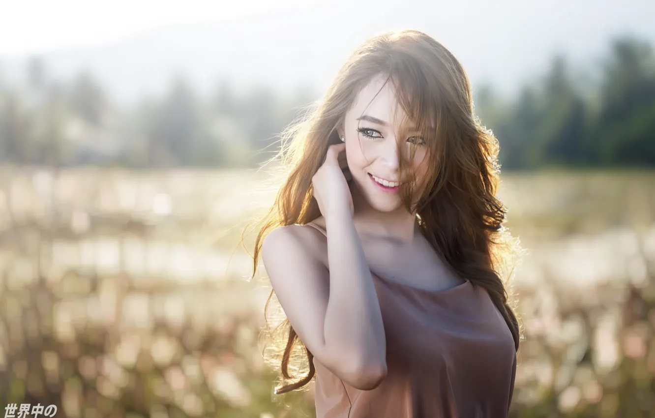 Фото обои woman, oriental, beautiful, pose