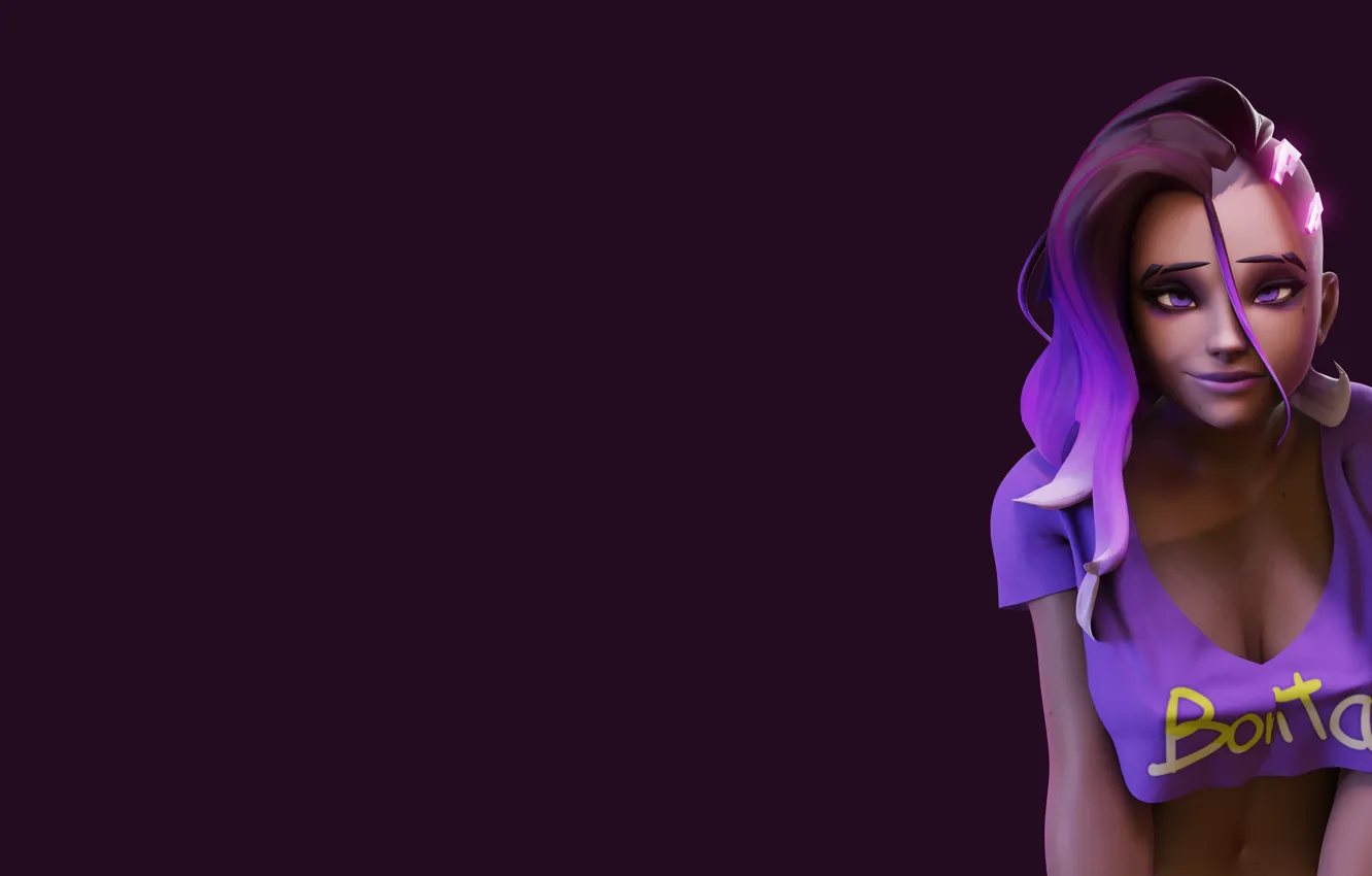Фото обои character, beautiful, cutie, Overwatch, Sombra