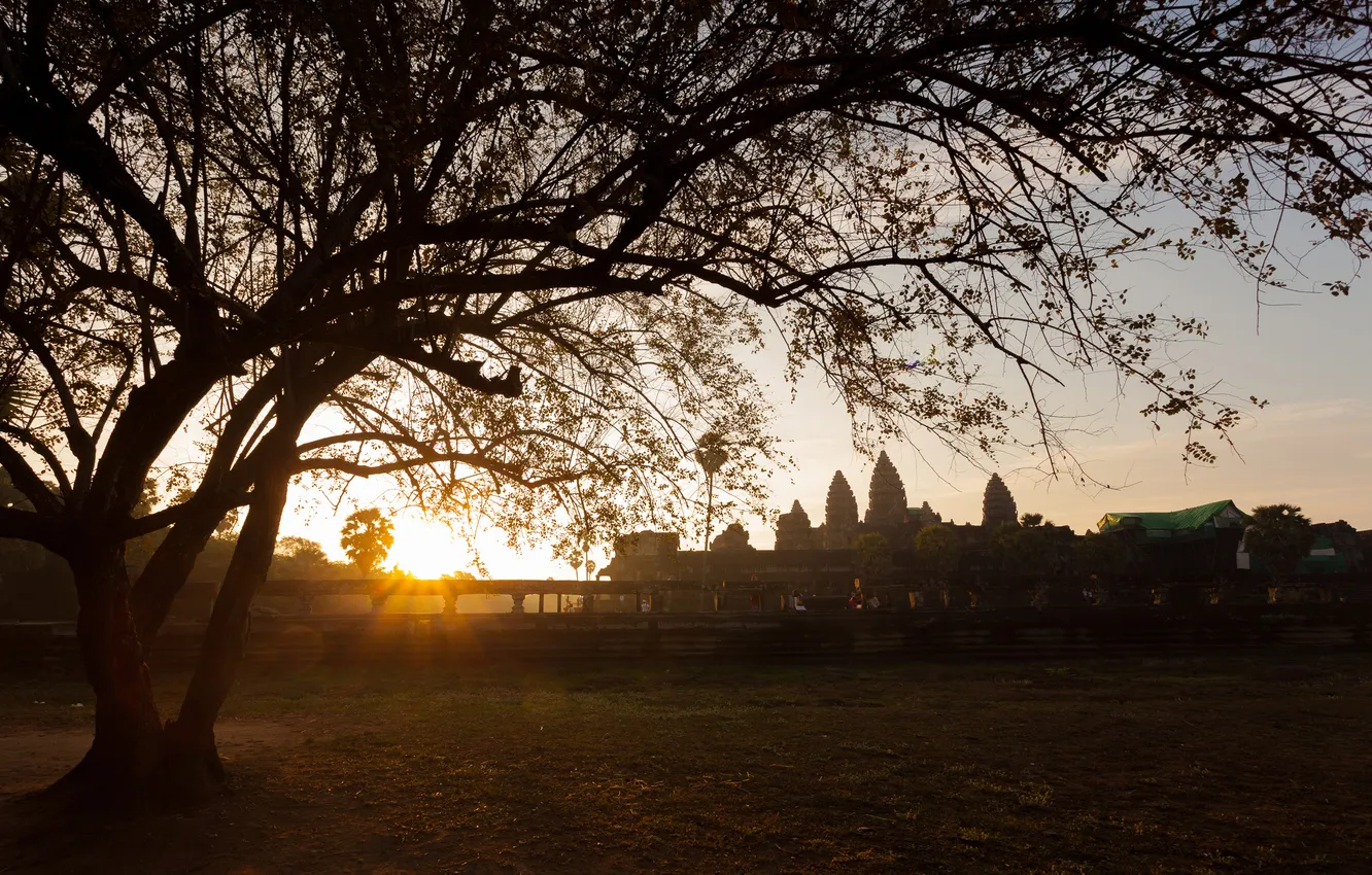 Фото обои Камбоджа, Angkor Wat, cambodia, siem reap, Ангкор-Ват