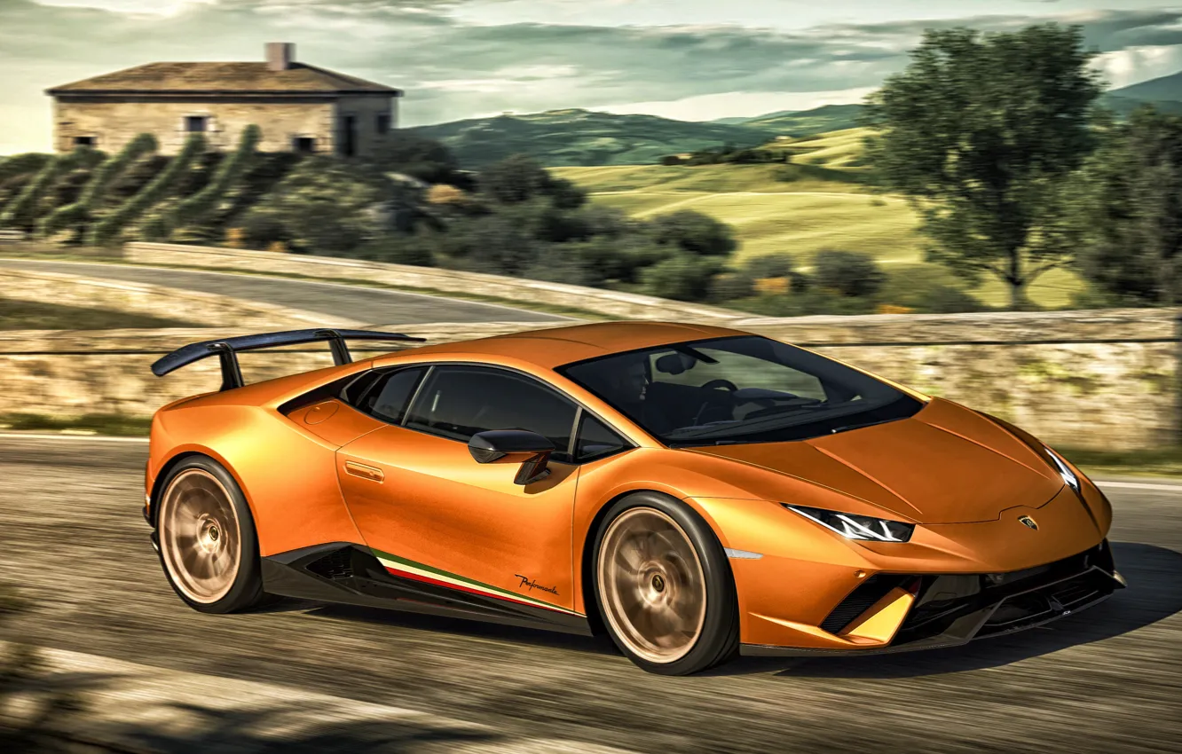 Фото обои Lamborghini, ламборгини, Huracan, хуракан