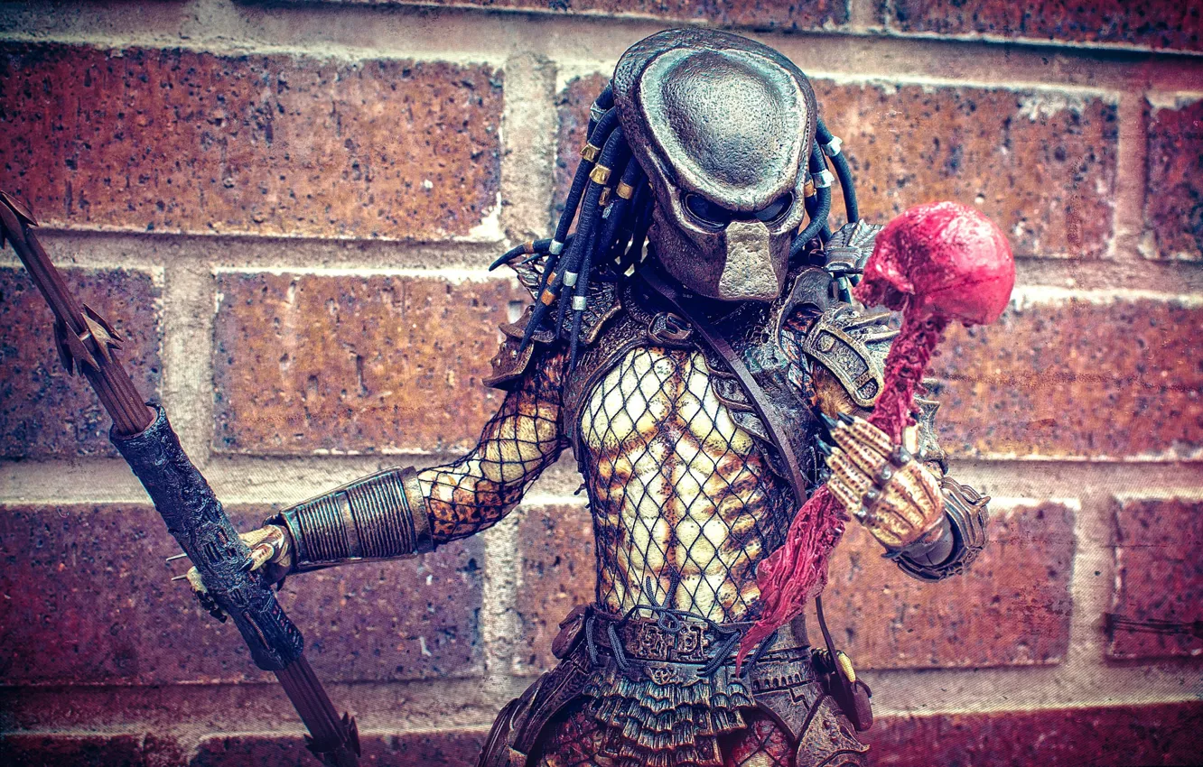 Фото обои игрушка, хищник, существо, статуэтка, Predator, тварь
