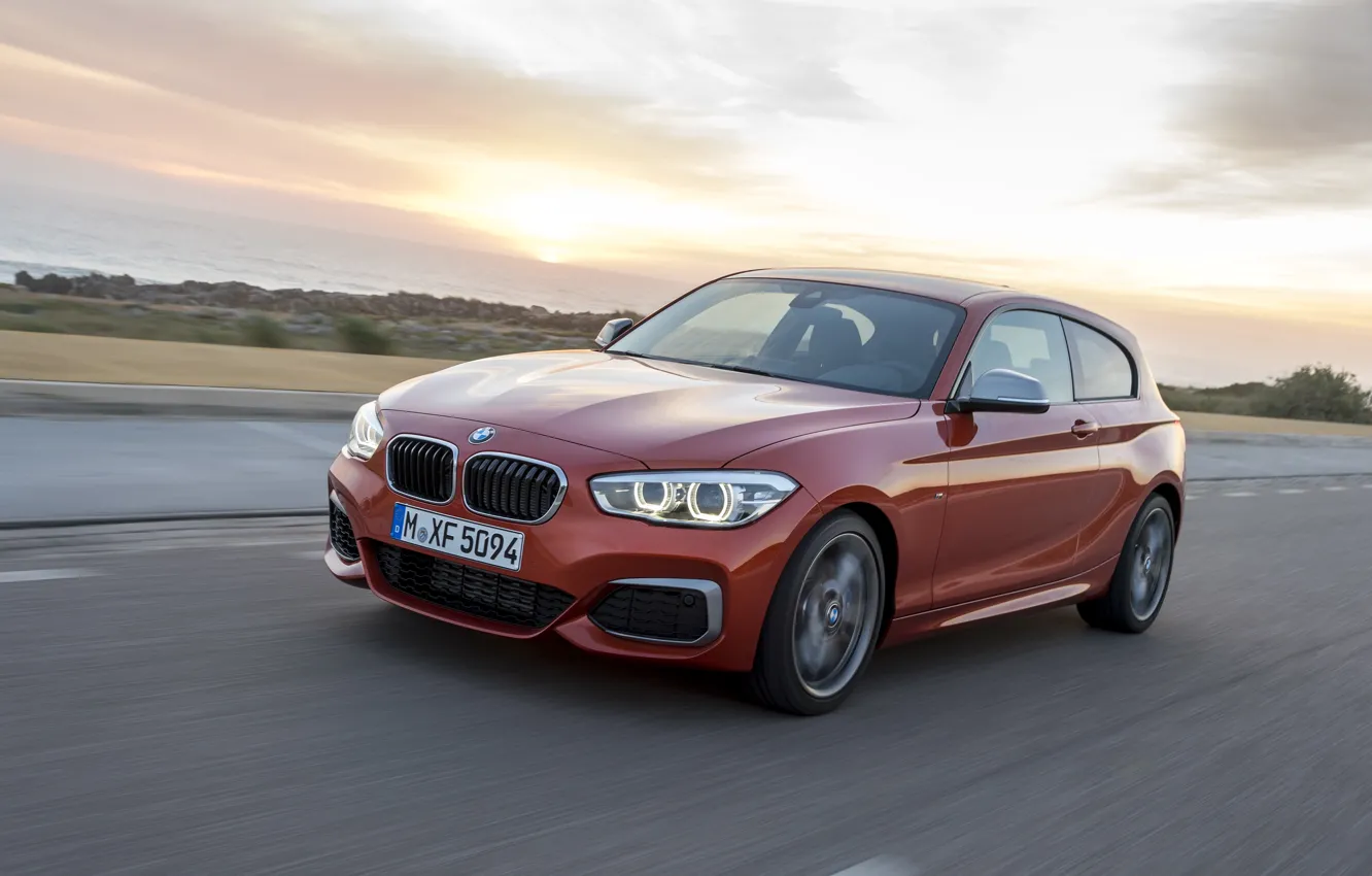 Фото обои бмв, BMW, 3-door, 2015, F21, M135i