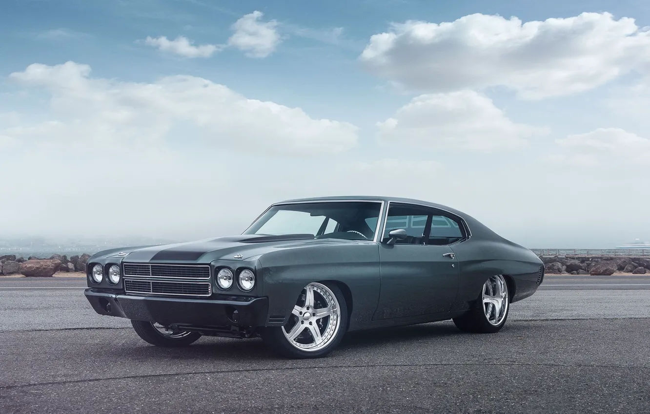 Фото обои Chevy, Chevelle, Muscle car, Vehicle, Pro Touring