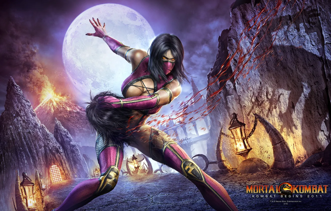 Фото обои Смертельная Битва, Mortal Kombat, Мортал Комбат, Nine, Milena