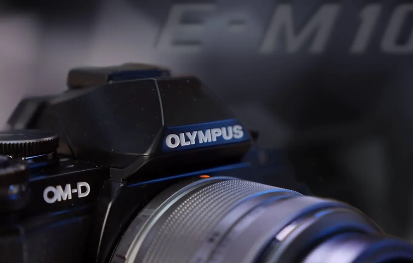 Фото обои фотоаппарат, olympus, om-d, e-m10