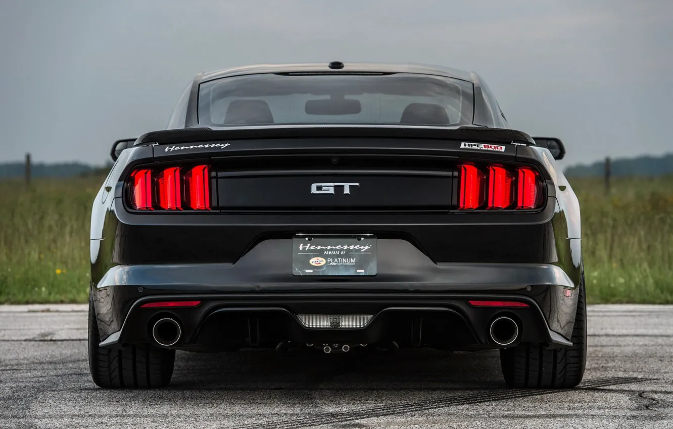 Фото обои Mustang, Ford, rear, Hennessey, Hennessey Ford Mustang GT