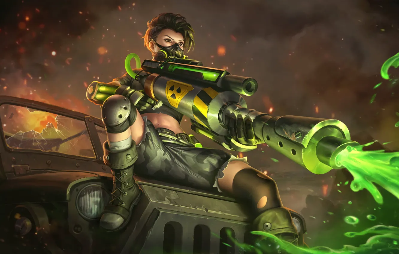 Фото обои игра, персонаж, Riot Games, Bang Bang, Mobile Legends, Мобильные Легенды, Кимми, Био Фронтиер