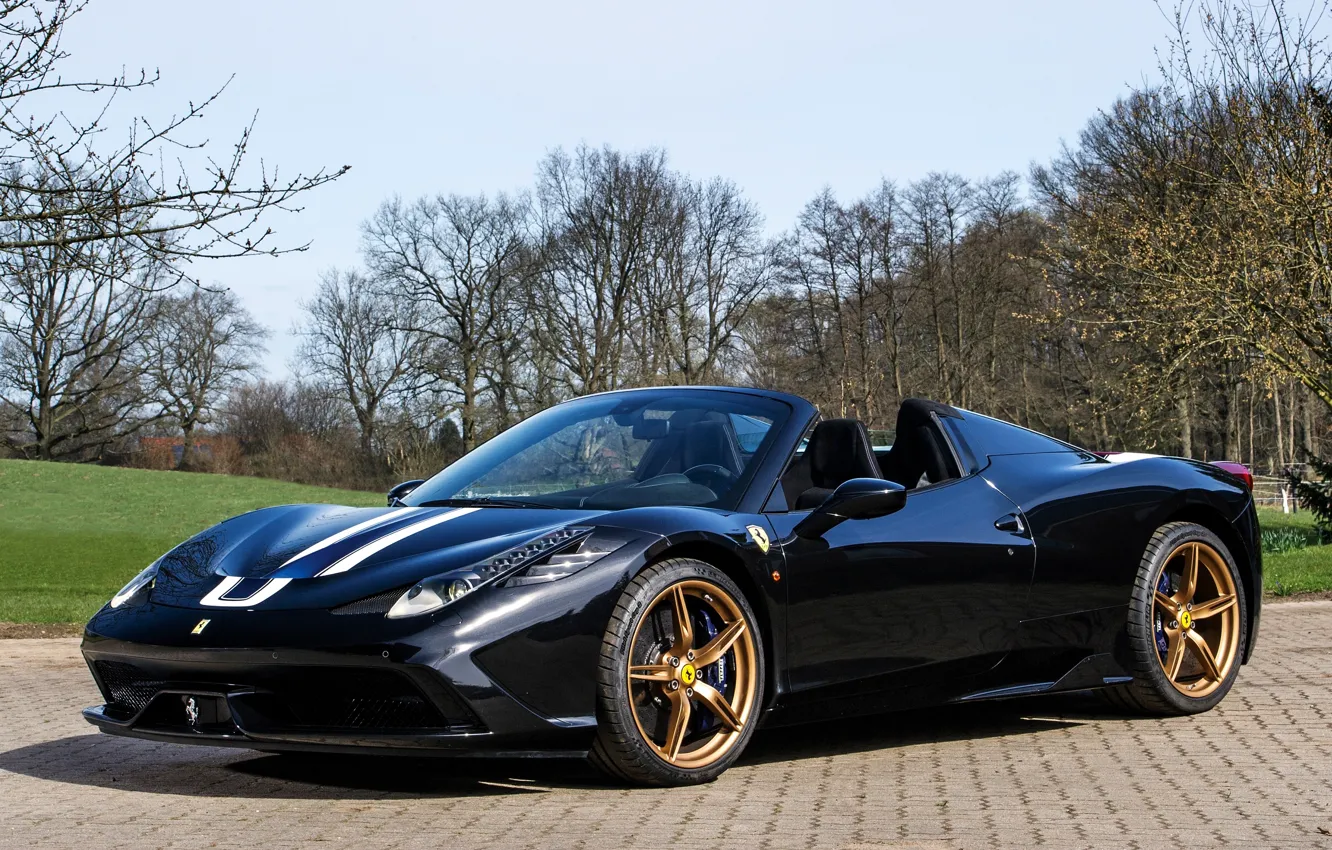 Фото обои Ferrari, феррари, 458, 2014, Pininfarina, Speciale A