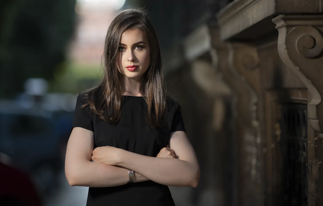 Фото обои девушка, портрет, Célia