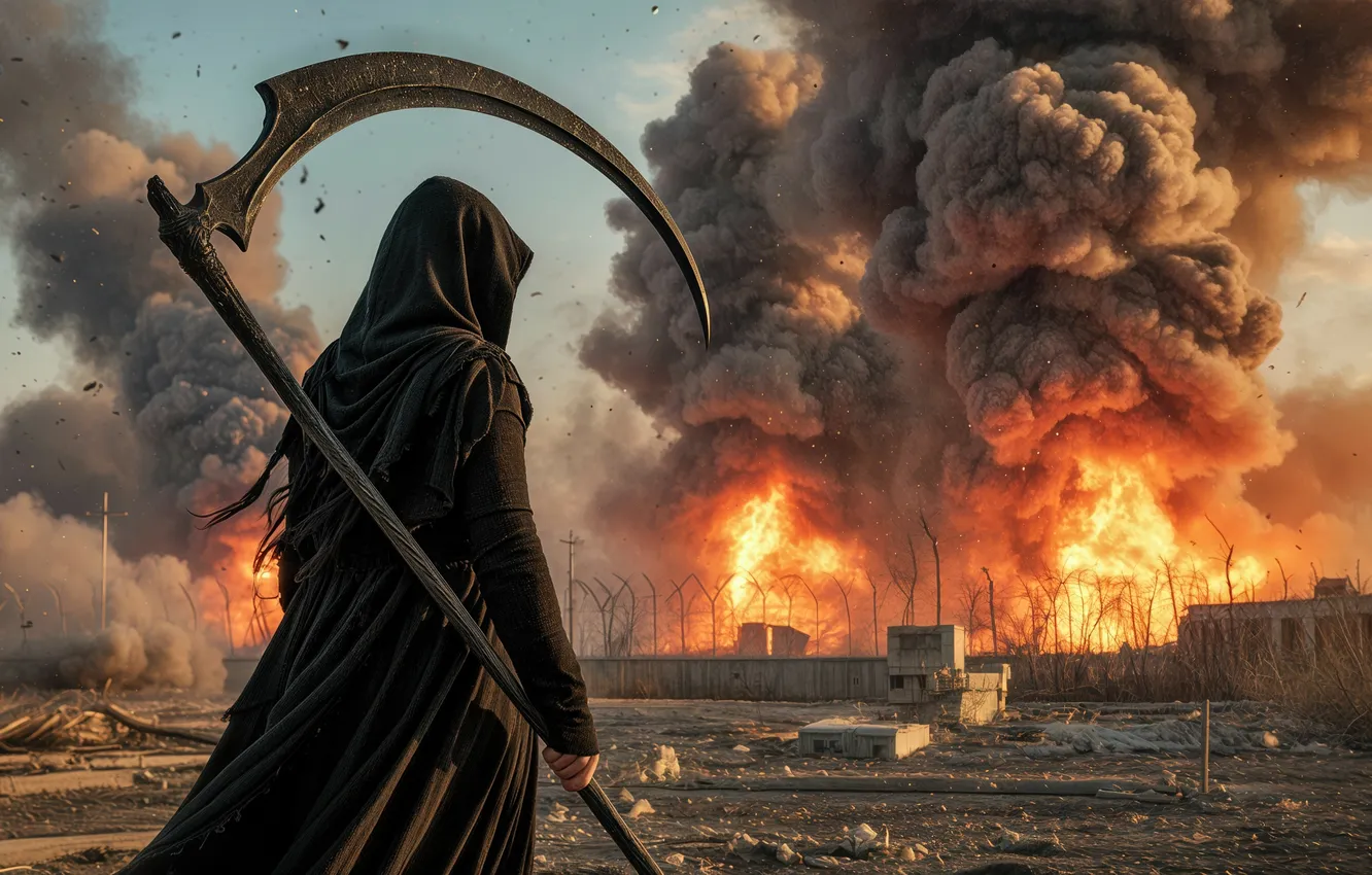 Фото обои braid, death, Lady