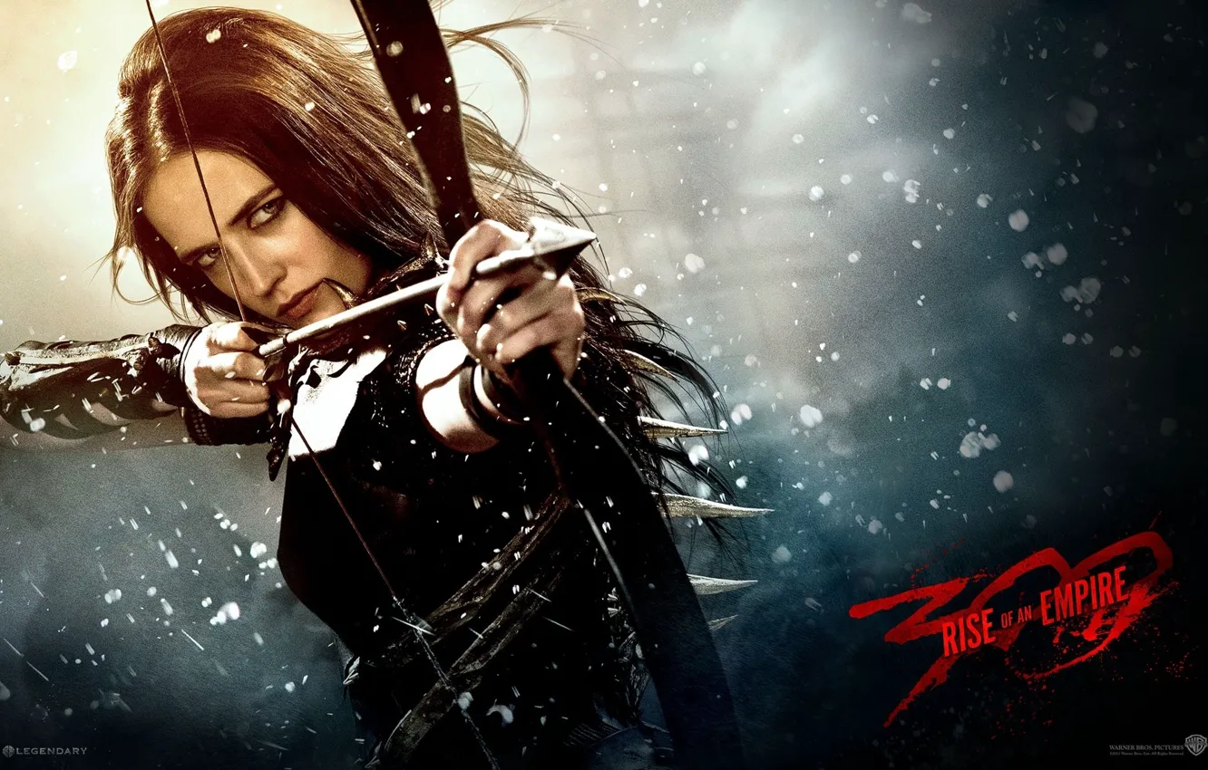 Фото обои лук, стрела, ева грин, 300 спартанцев: расцвет империи, 300: rise of an empire, eva green, …
