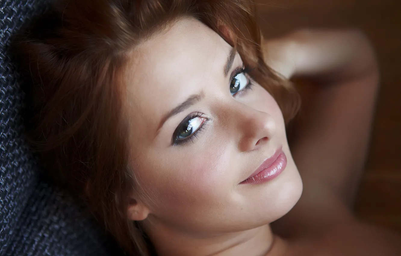 Фото обои улыбка, Anna Tatu, Edwige