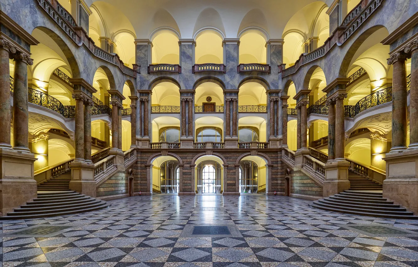 Фото обои Германия, Мюнхен, архитектура, суд