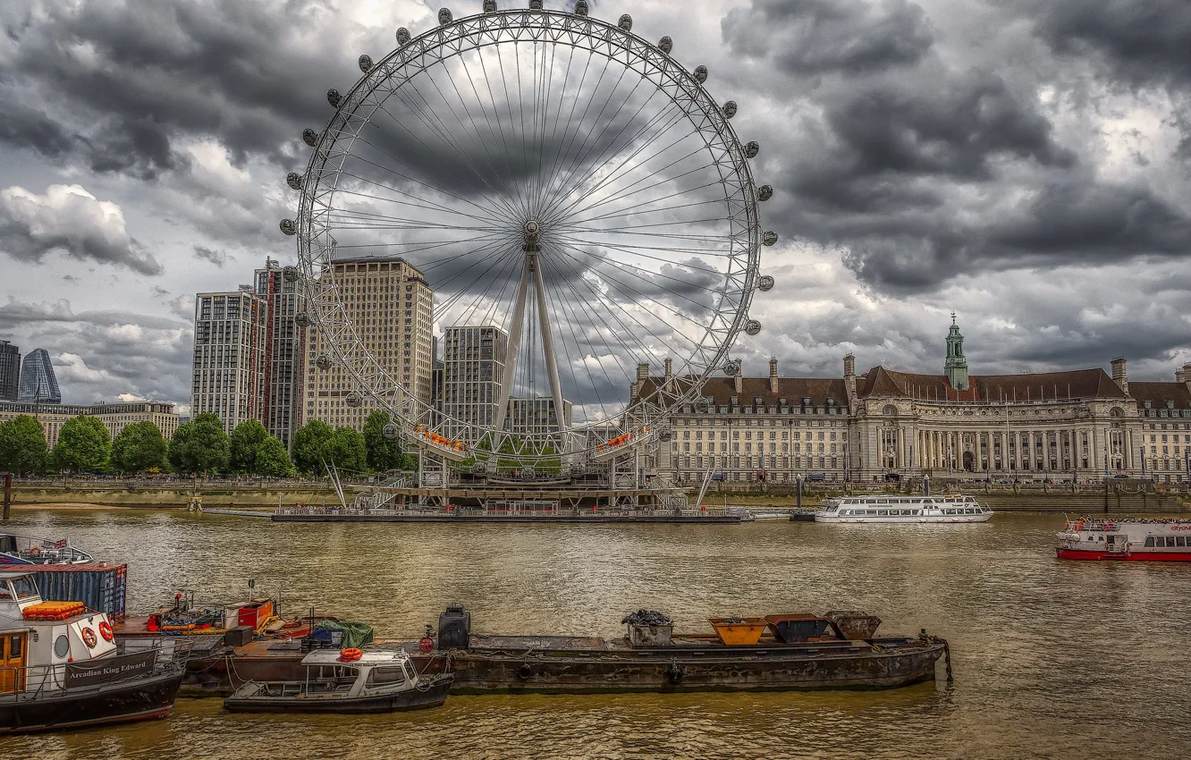 Фото обои London, England, South Bank