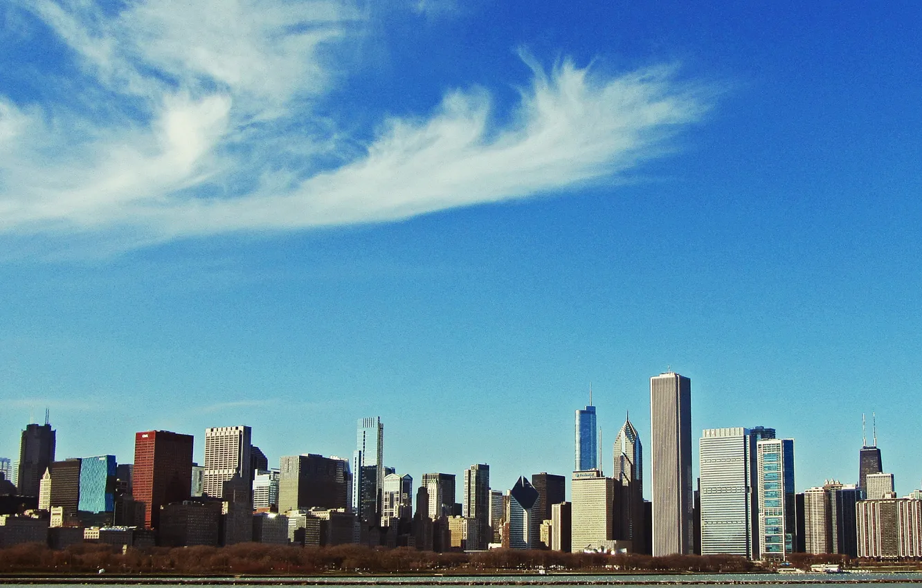 Фото обои здания, Чикаго, USA, США, Chicago
