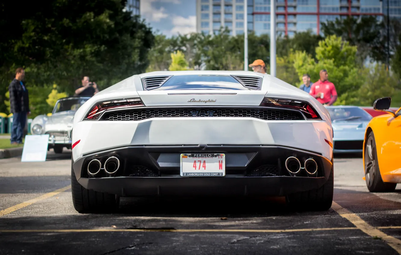 Фото обои lamborghini, supercar, huracán