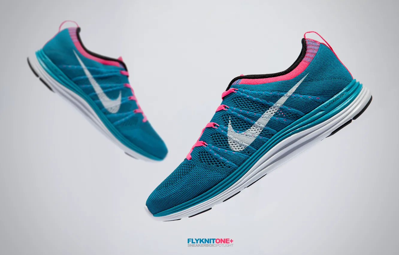 Фото обои спорт, обувь, Nike, Lunar, Flyknit One+, беговые кроссовки
