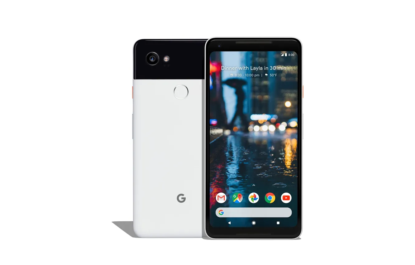 Фото обои Google, hi-tech, smartphone, tecnology, Google Pixel 2