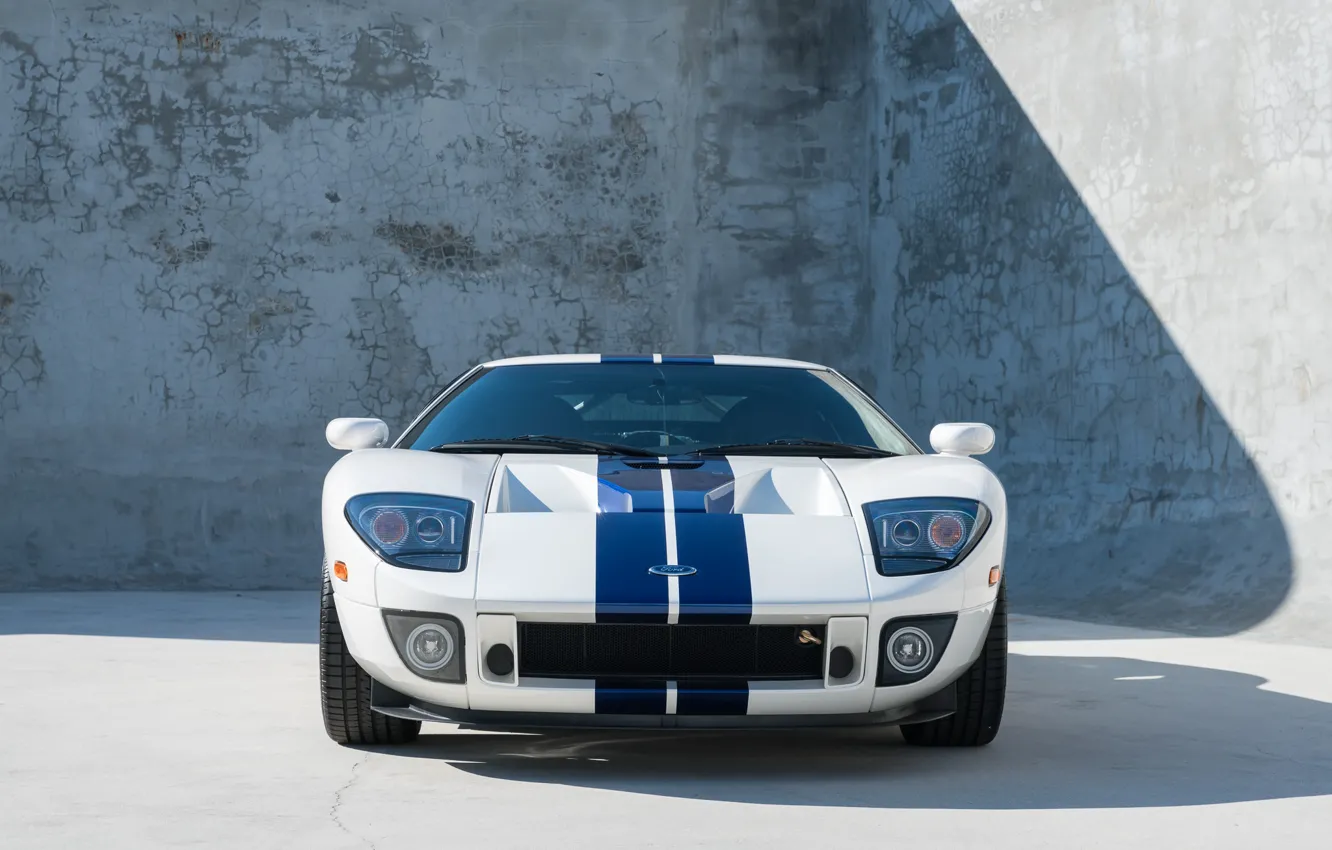 Фото обои Передок, Sportcar, 2005 Ford GT