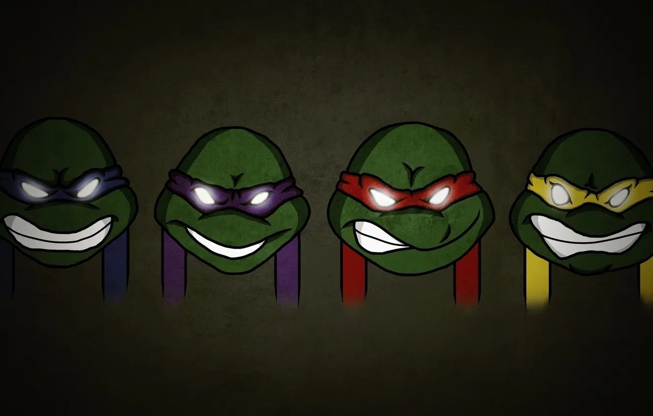 Фото обои герои, донателло, raphael, teenage mutant ninja turtles, donatello, леонардо, leonardo, черепашки ниндзя