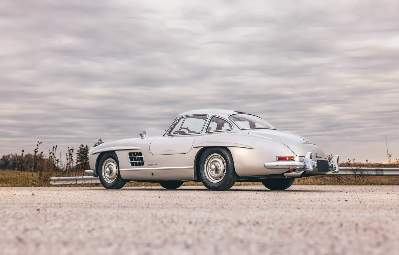 Фото обои Mercedes-Benz, 300SL, 1955, Mercedes-Benz 300 SL, Gullwing