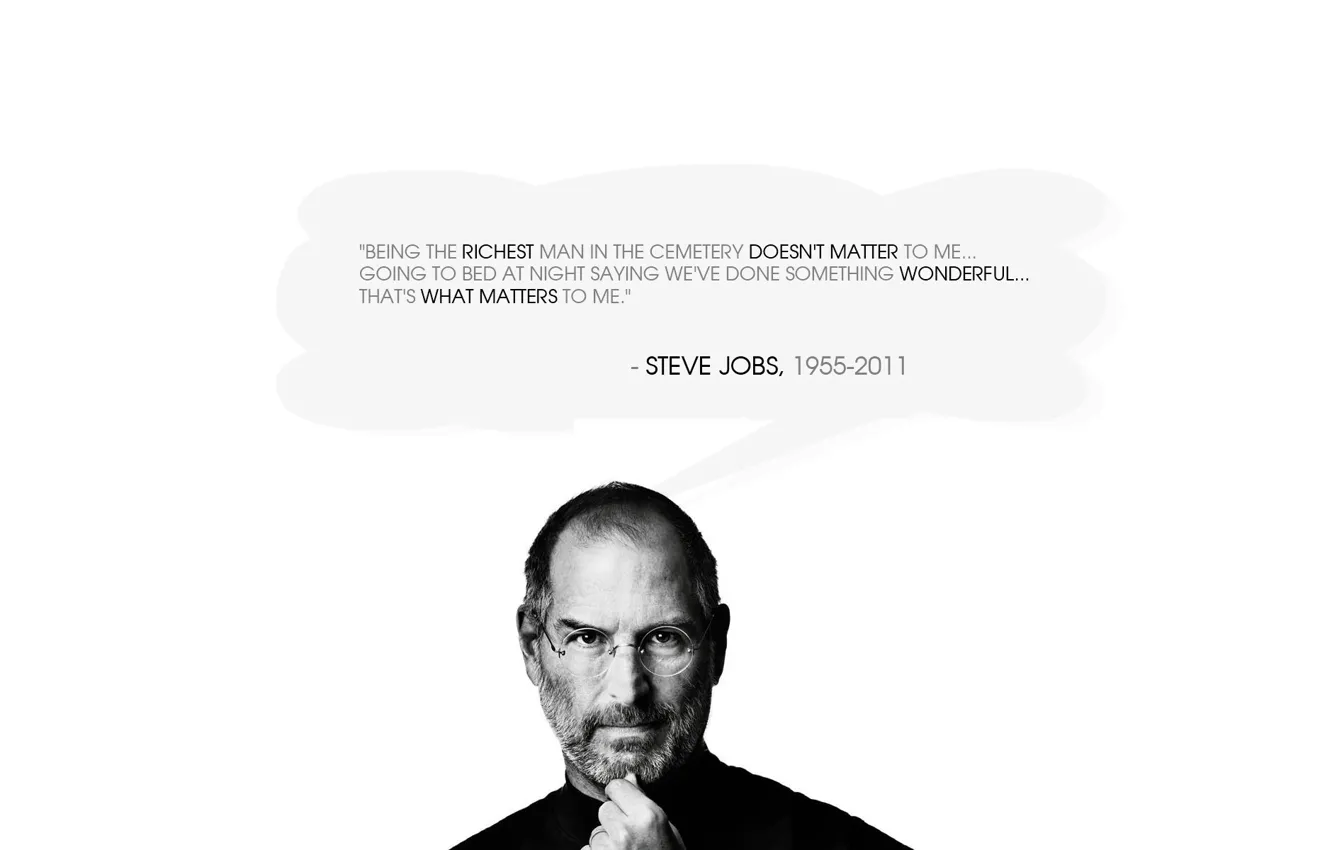 Фото обои RIP, Steve Jobs, гений нашего времени