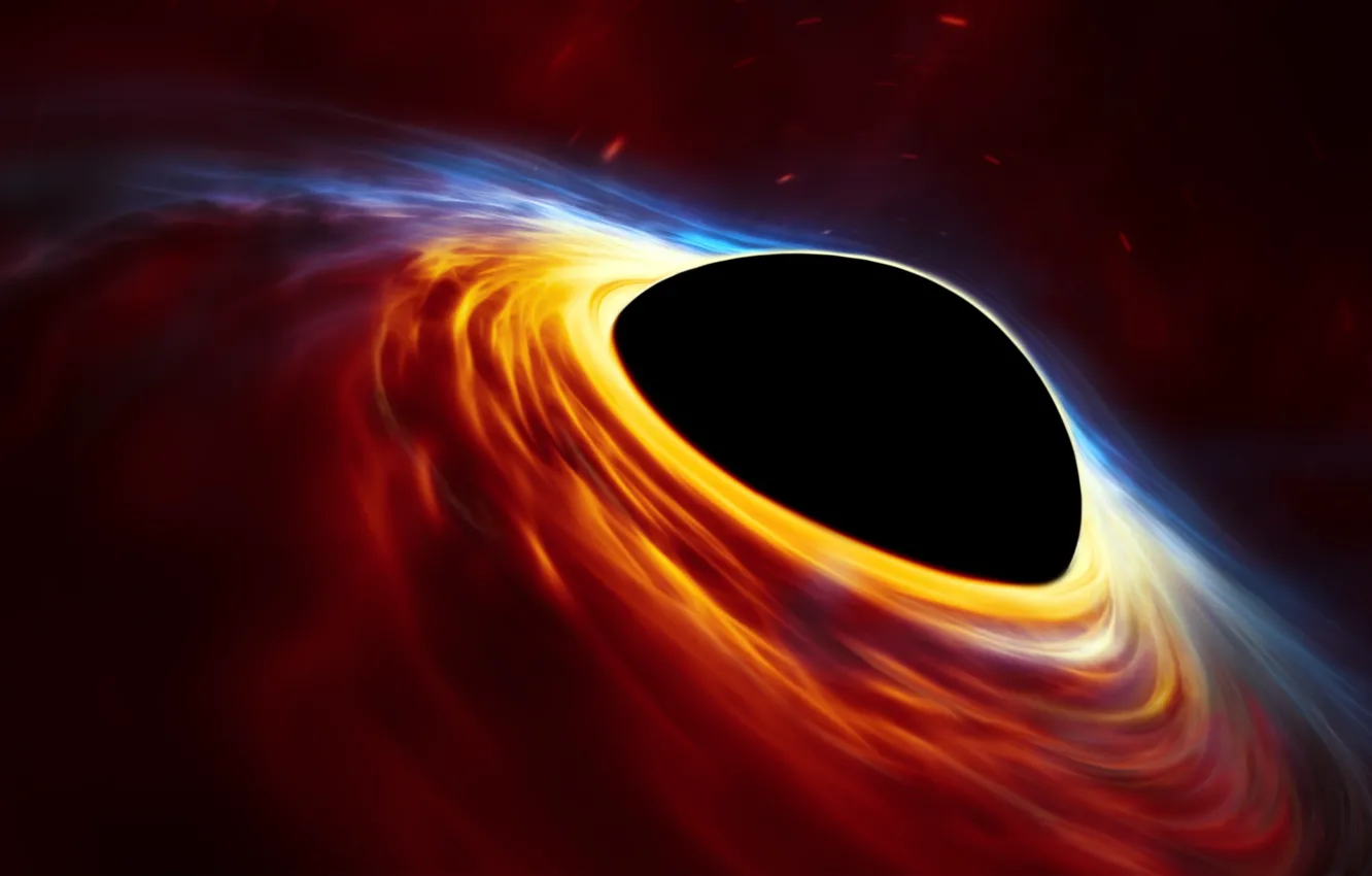 Фото обои космос, вселенная, universe, черная дыра, cosmos, black hole, супермассивная, supermassive