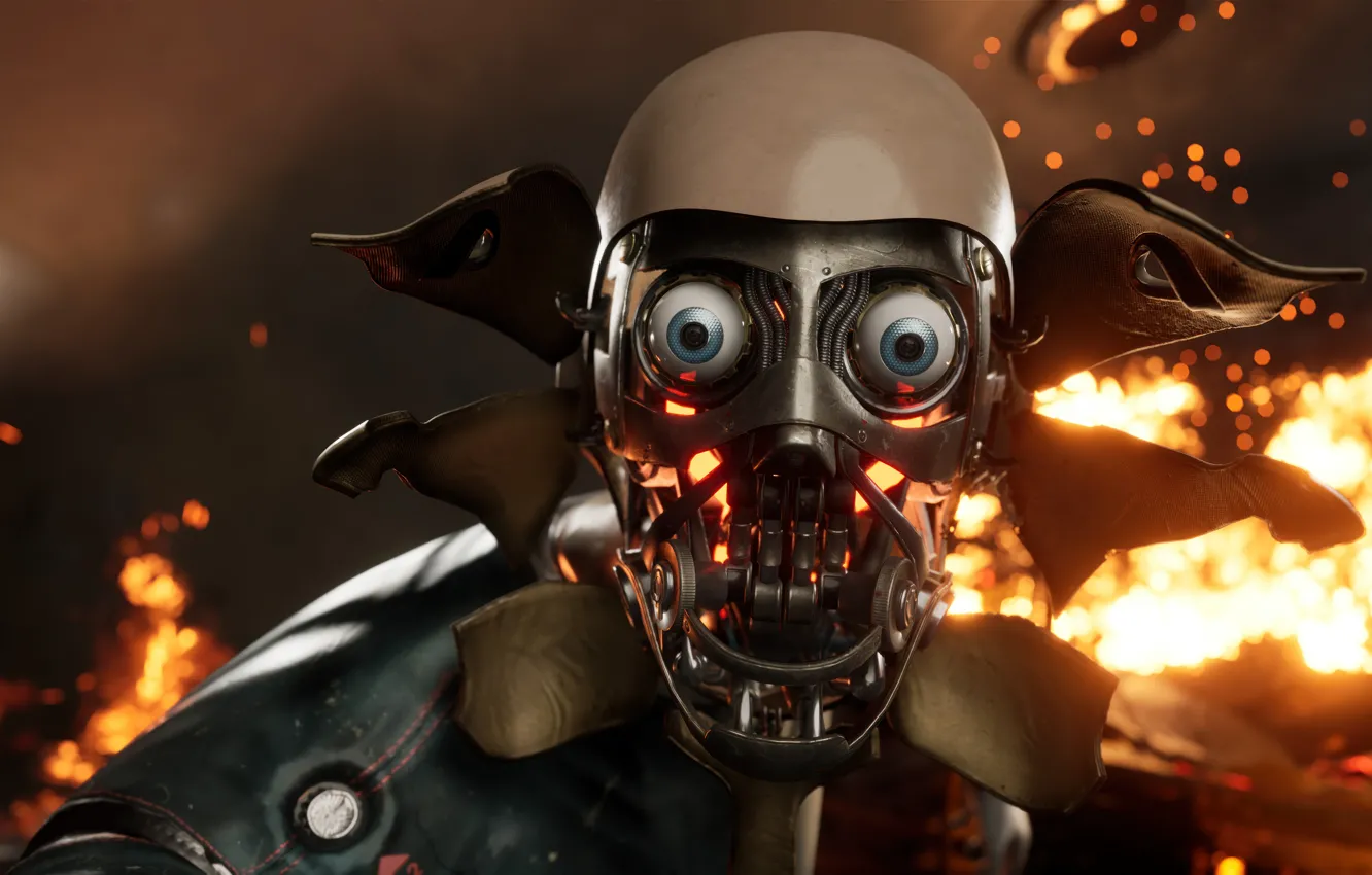 Фото обои Игра, USSR, СССР, Game, Russian, Atomic Heart, Mundfish, Атомное сердце