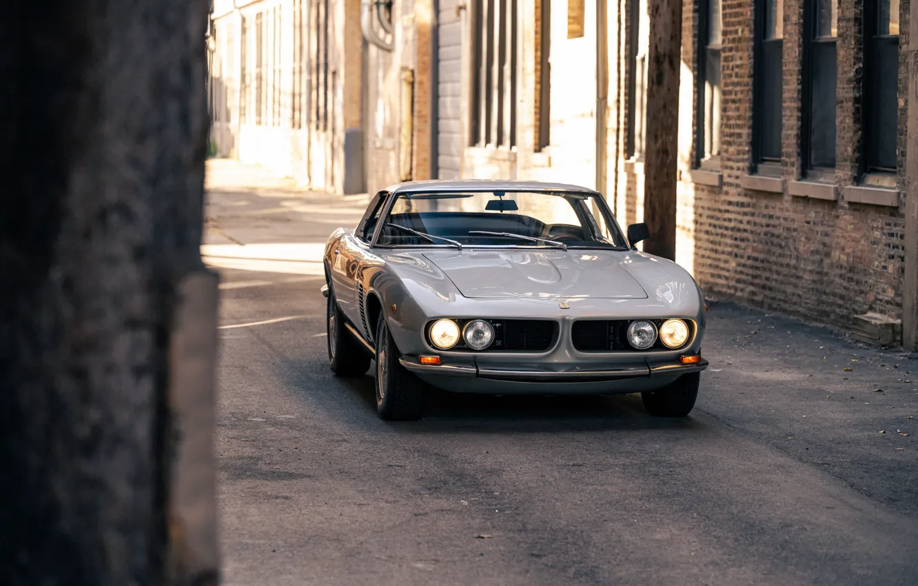 Фото обои 1967, sports car, headlights, Grifo, Iso, Iso Grifo GL