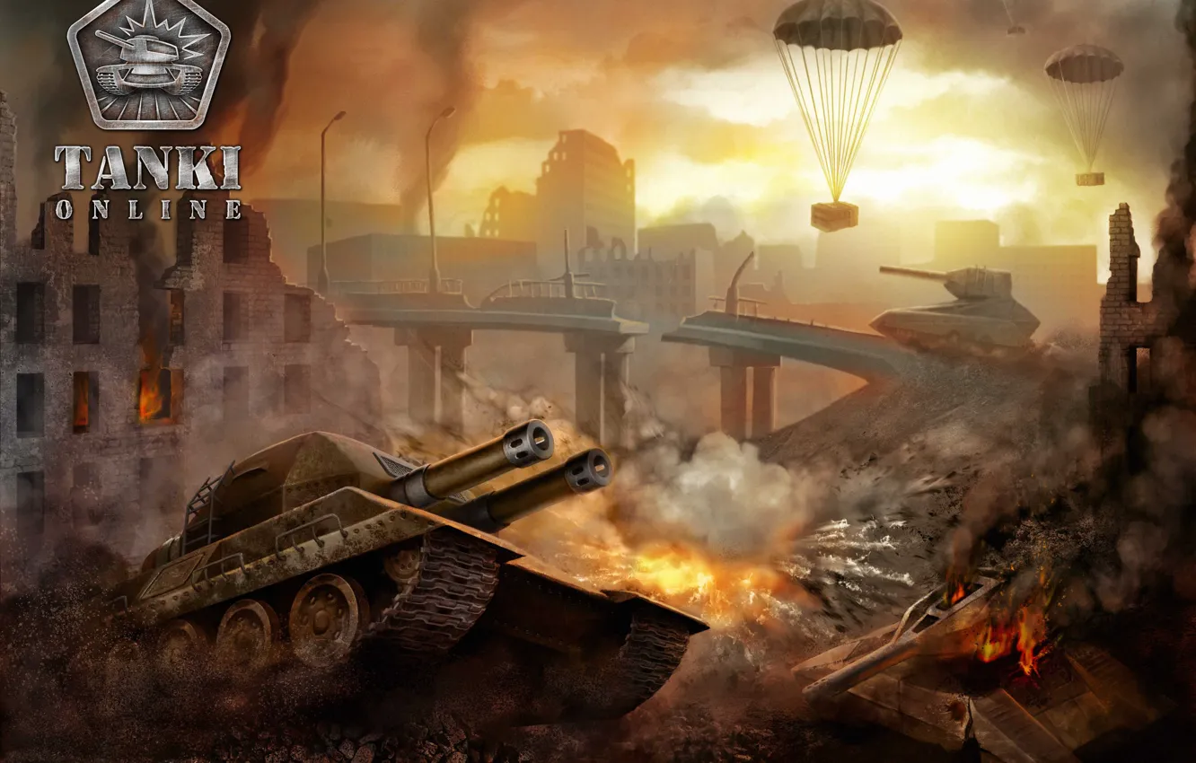 Фото обои Игра, Танки, Game, Шутер, Tanks, Танки Онлайн, Tanki online