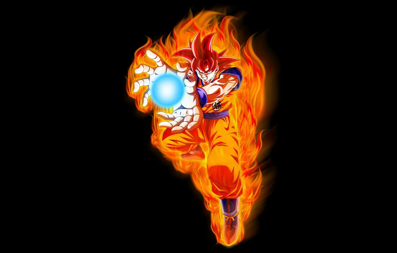 Фото обои anime, japanese, Son Goku, kimono, powerful, Dragon Ball, strong, Goku