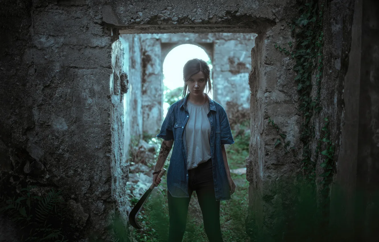 Фото обои cosplay, the last of us, ellie