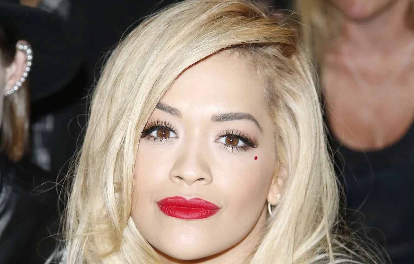 Фото обои взгляд, лицо, модель, блондинка, певица, Rita Ora, Рита Ора