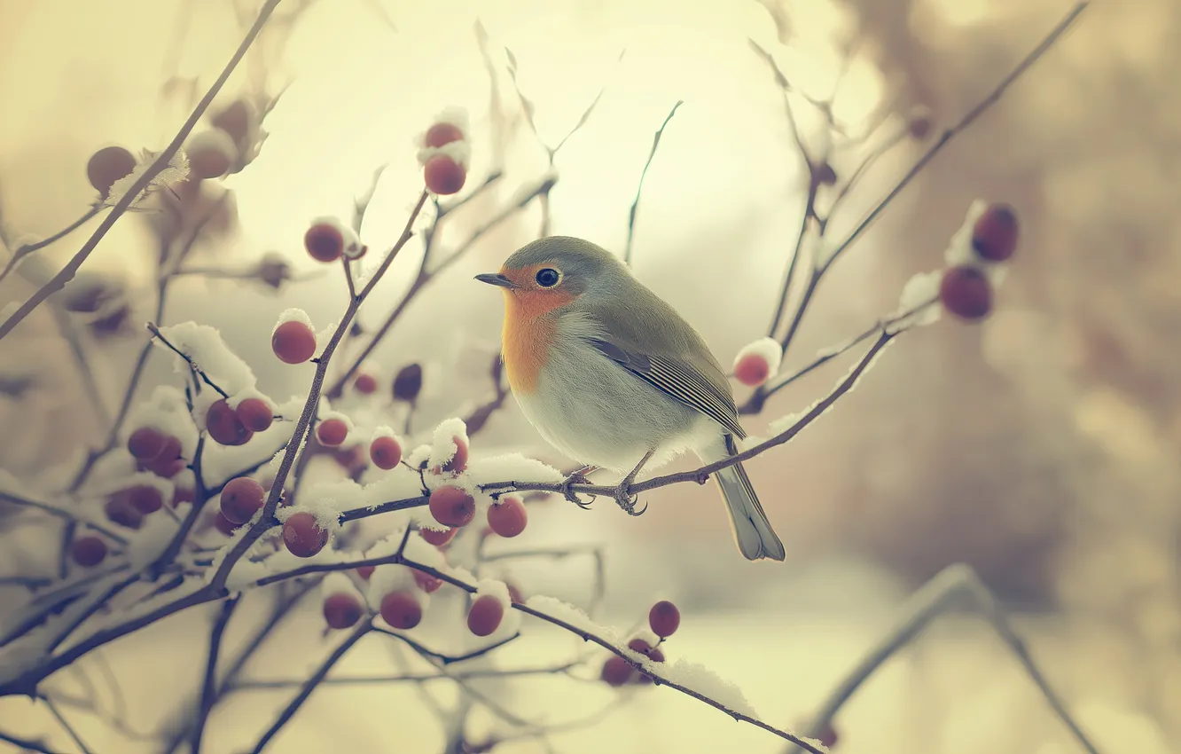Фото обои nature, bird, branch