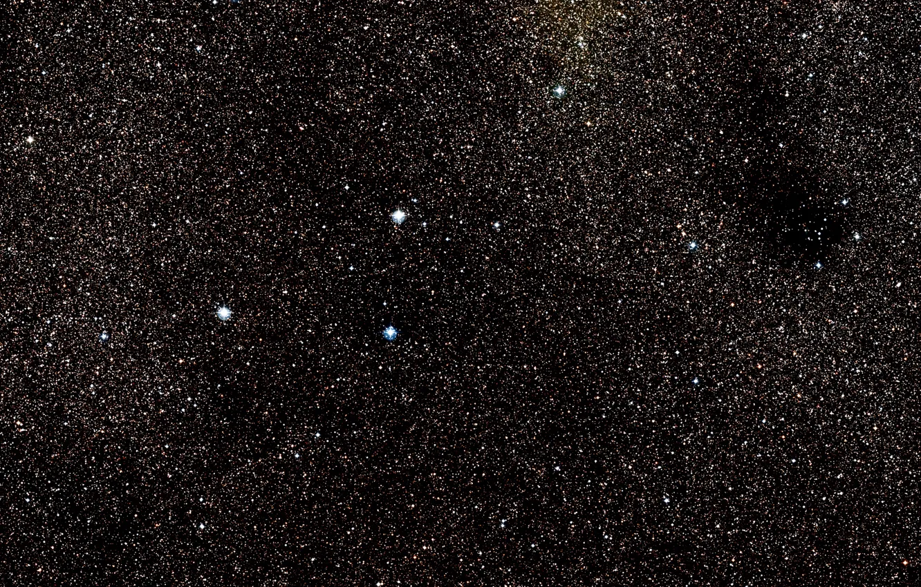 Фото обои Stars, Dust, APEX, Wide Field Overview, Constellation of Vulpecula