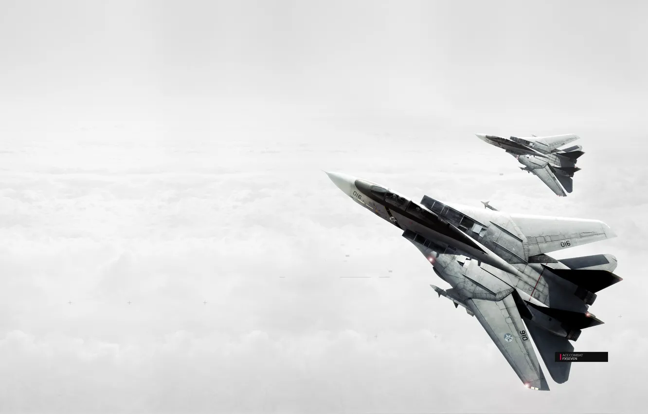 Фото обои небо, самолеты, Ace Combat 5