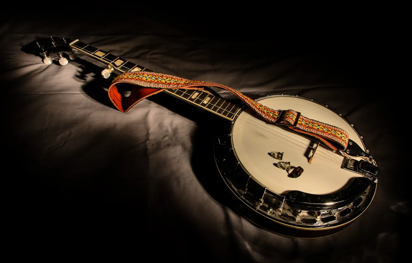 Фото обои музыка, инструмент, Five-string banjo