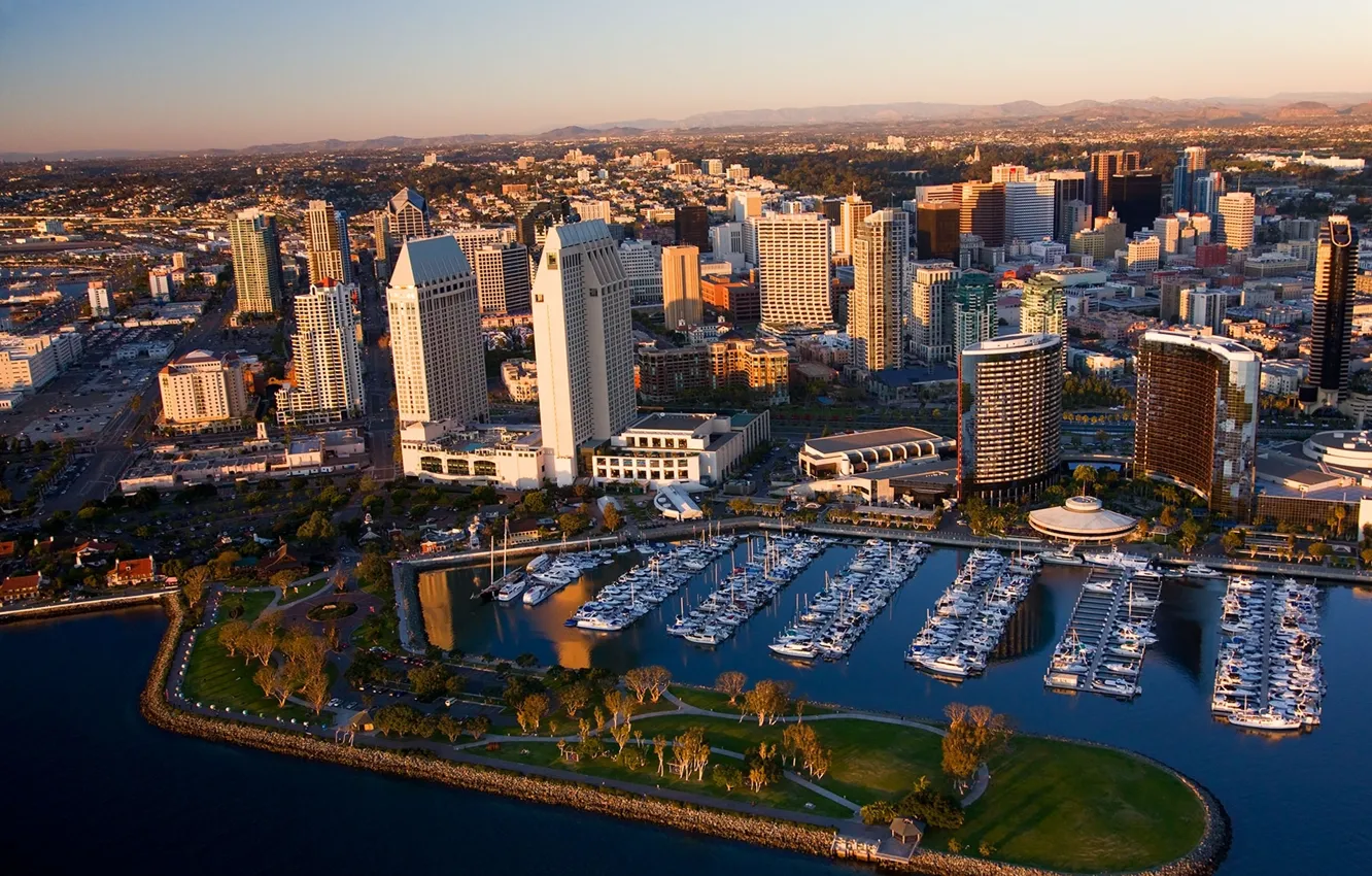 Фото обои city, город, USA, California, San Diego