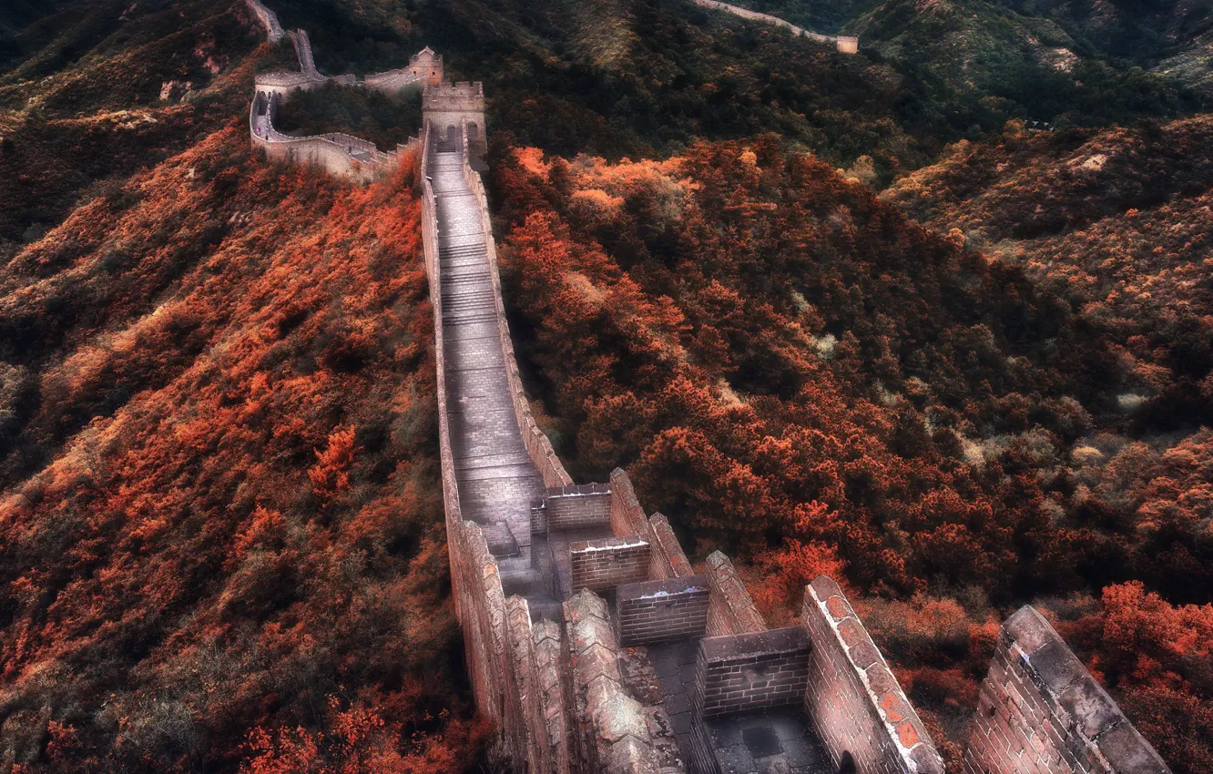 Фото обои фон, стена, Китай
