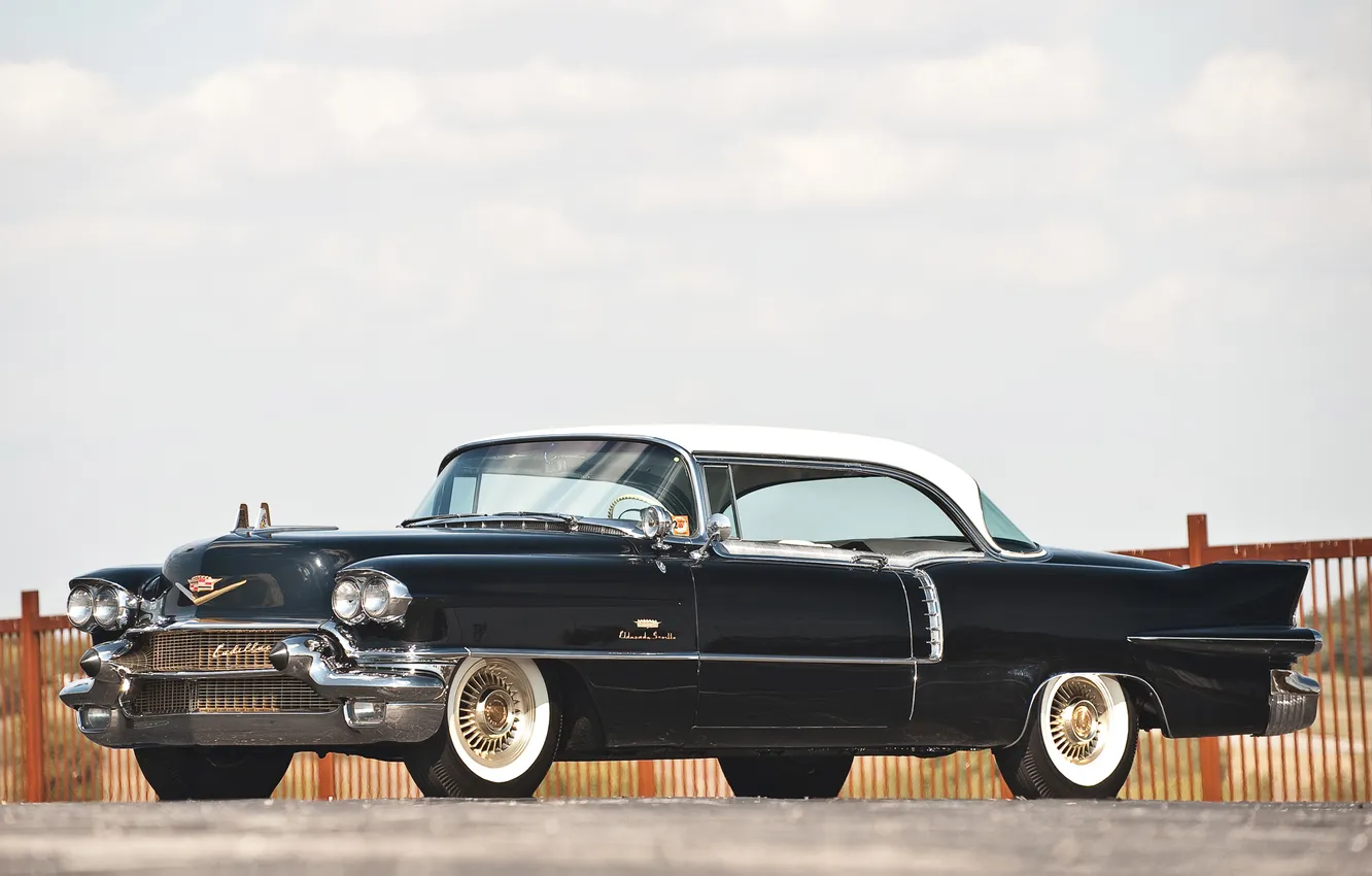 Фото обои Eldorado, Cadillac, Special, ретро автомобили, 1956, Seville, retro cars, Cadillac Eldorado Seville Special