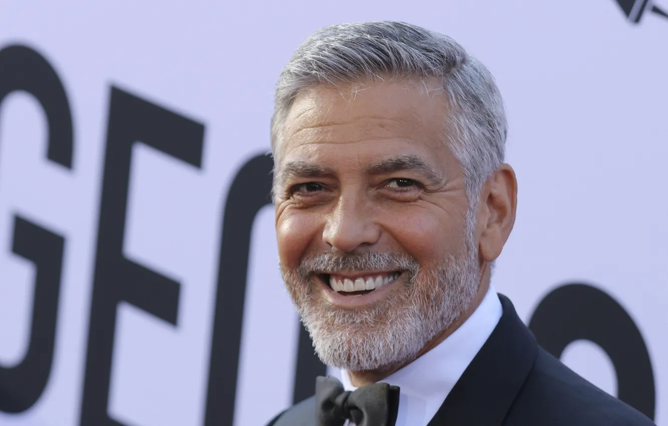 Фото обои улыбка, актёр, Джордж Клуни