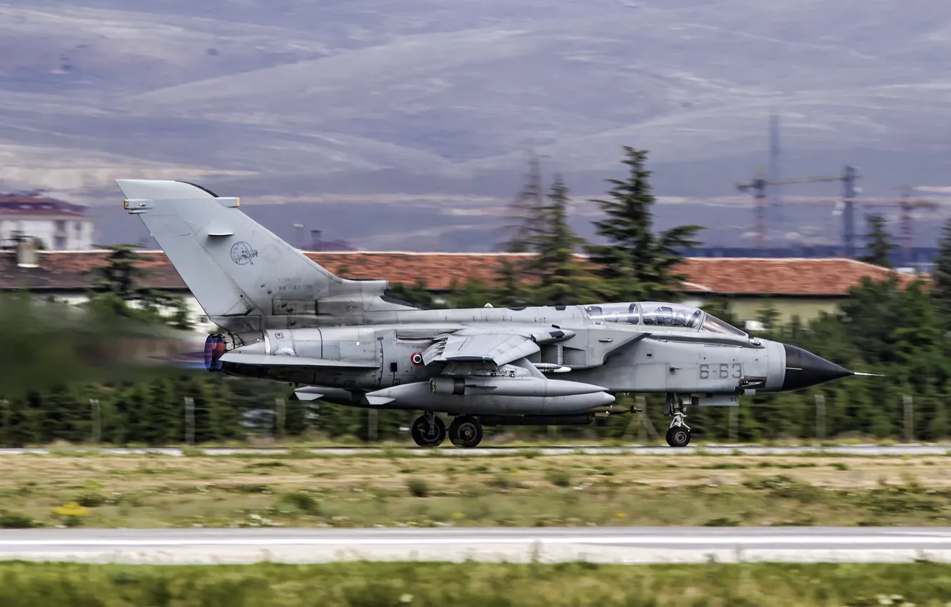 Фото обои самолёт, боевой, реактивный, Panavia Tornado
